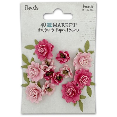 49 & Market - Collection «Florets » couleur «Blush» 12pcs